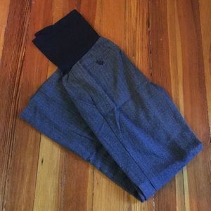 Gray Maternity Dress Pants